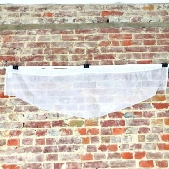 JCPenny Home Pair of Sheer Valance Window Curtains - Picture 1 of 3